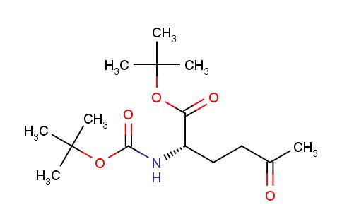 L-Norleucine, N-[(1,1-dimethylethoxy)carbonyl]-5-oxo-, 1,1-dimethylethyl ester